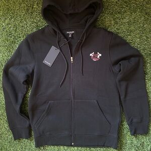 True Religion Black Hoodie with Logo